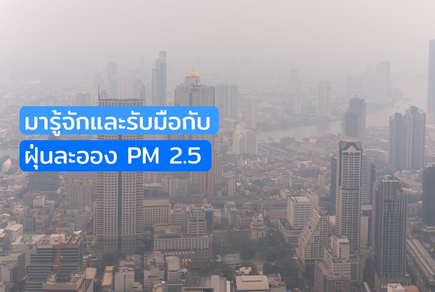 มารู้จักและรับมือกับ ฝุ่นละออง PM 2.5